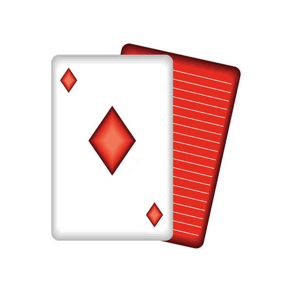 Cartas Cubierta Icono Plano Aislado — Vector de stock