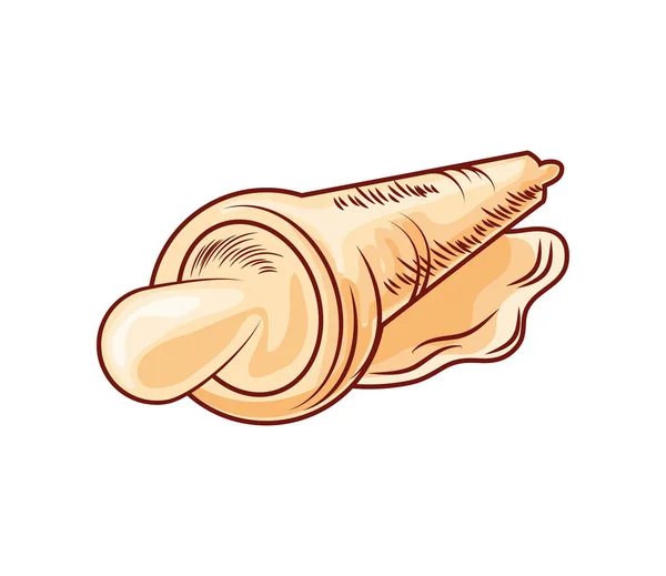 Rolling Pin Flour Icon — Stock Vector