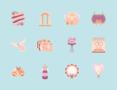 Simgeler düğün kutlaması düzenliyor