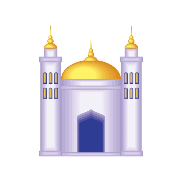 Arabisk moské ikon — Stock vektor