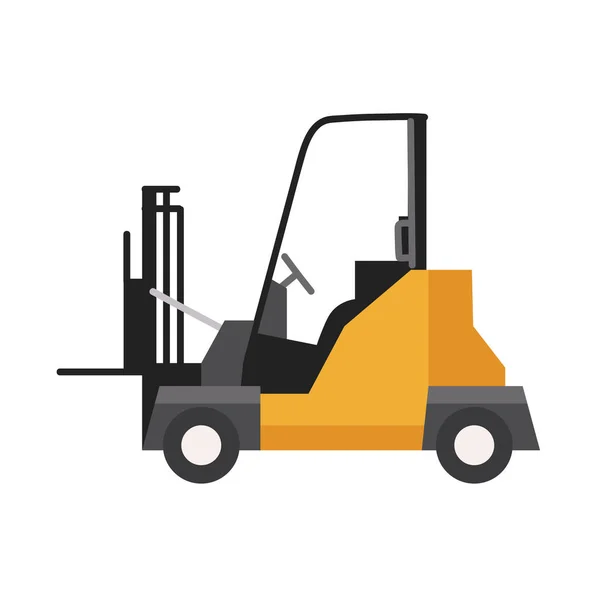 Forklift truck machine — Stock Vector