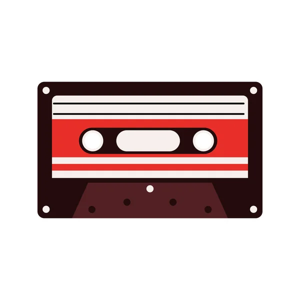 Muziek cassette icoon — Stockvector