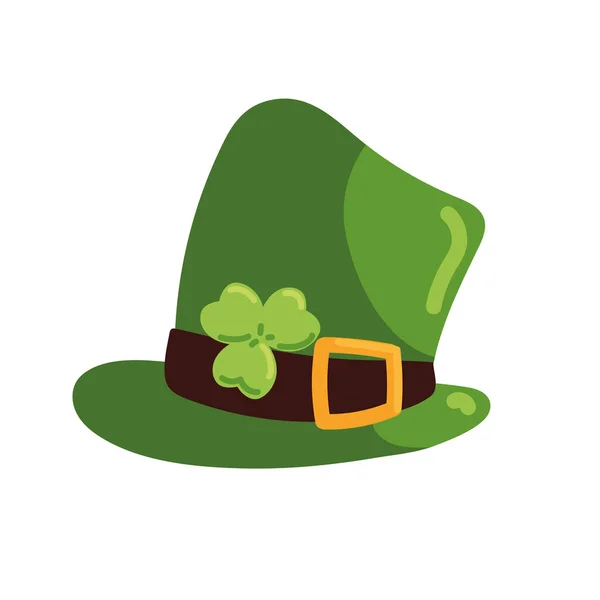 Leprechaun green hat — Stock Vector