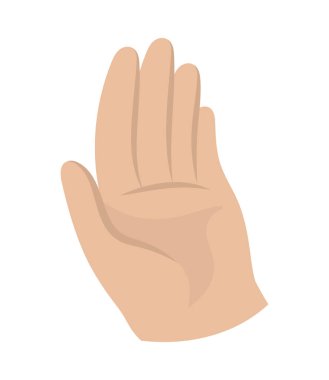 İnsan eli avuç içi gösteriyor