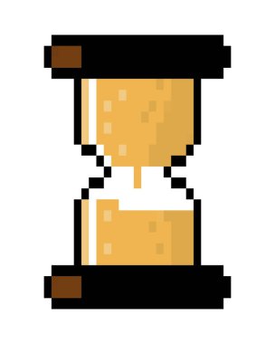 kum saati piksel simgesi