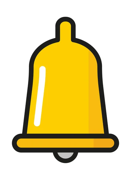 Bell cartoon icon — Stock Vector