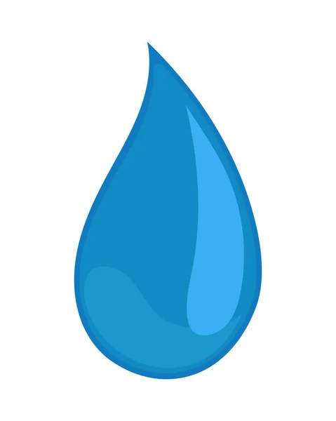 Wassertropfen-Symbol — Stockvektor