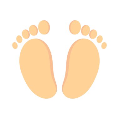 Bebek ayak izi simgesi