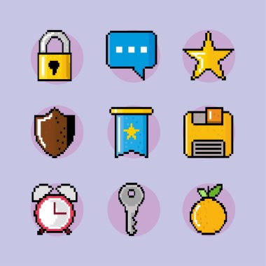 simge dizisi piksel malzemesi