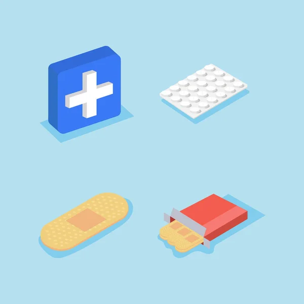 Health medical icons — 图库矢量图片