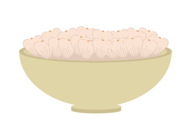 çiçek yaprakları ile Kupası