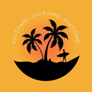 Sörf kampı macera rozeti