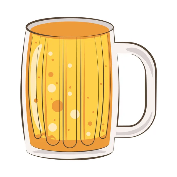 Bira bardağı. — Stok Vektör