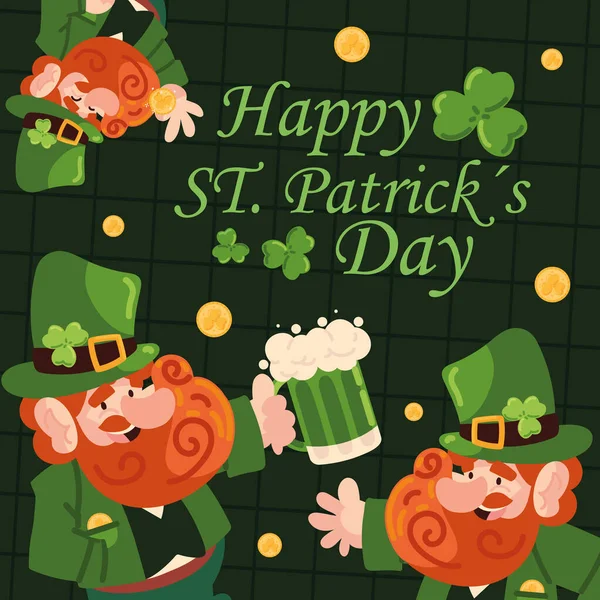 Happy st patricks day — Stock Vector