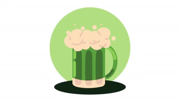 Saint patricks jour bière verte — Video