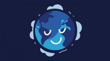 Dünya Su Günü Dünya Gezegeni emojisi ile