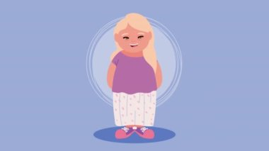 Sarışın bir kızla dünyanın sonu animasyonu