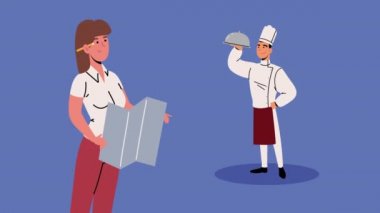 mimar ve şef işçiler karakterleri