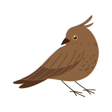 kahverengi kuş simgesi