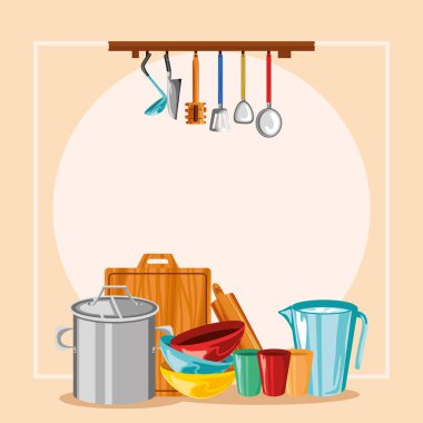 mutfak kap karikatür