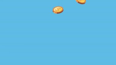 Bozuk para dolar desen animasyonu