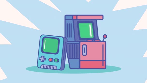Κονσόλες παιχνιδιών βίντεο Τεχνολογικές συσκευές — Αρχείο Βίντεο
