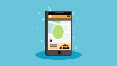 GPS uygulamalı akıllı telefon.