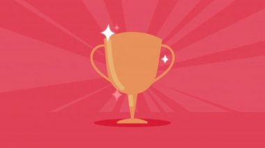 Altın kupa ödülü animasyonu