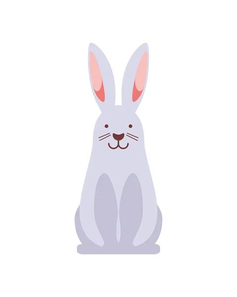 Icona coniglio cartone animato — Vettoriale Stock