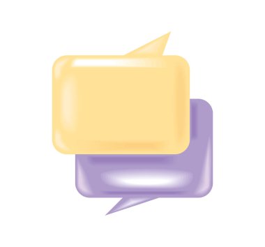 konuşma balonları simgesi