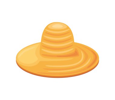 Hasır şapka karikatür