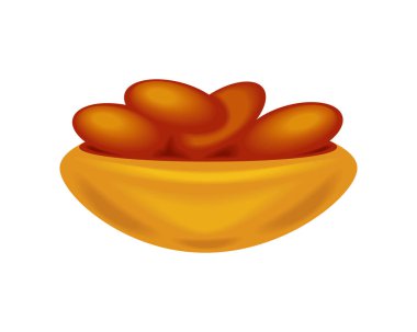 Arap yemeği kasede.