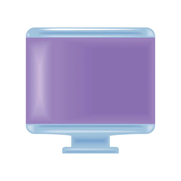 Icono de pantalla ordenador — Vector de stock