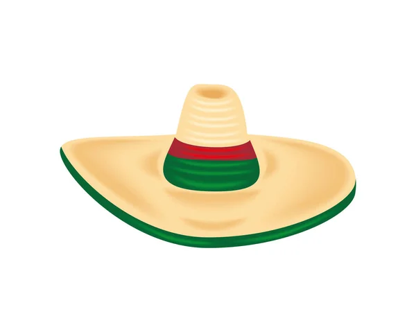 Mexicaanse hoed pictogram — Stockvector