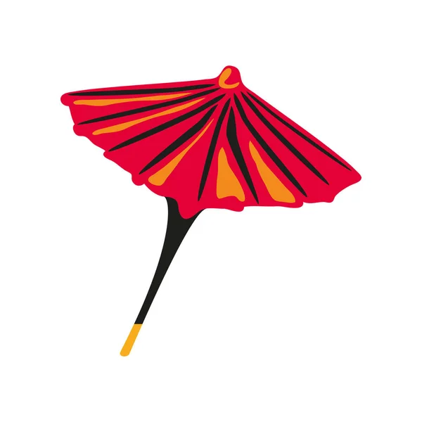 Ιαπωνικό αξεσουάρ ομπρέλας — Διανυσματικό Αρχείο