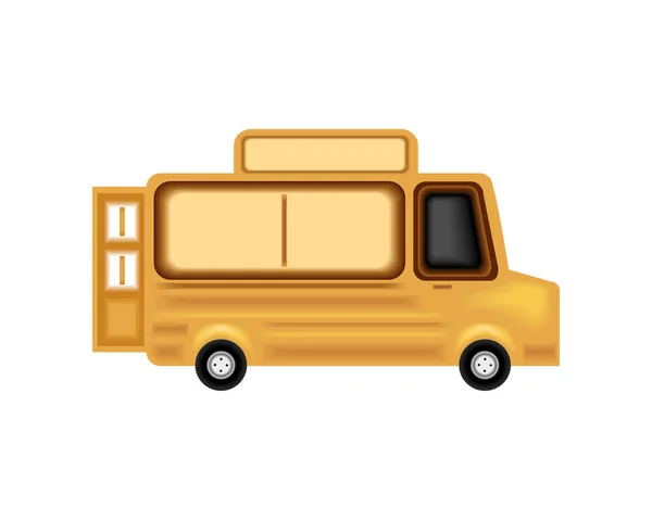 Foodtruck-Transport — Stockvektor