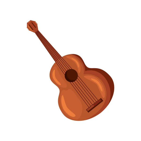 Instrumento de música guitarra — Vetor de Stock