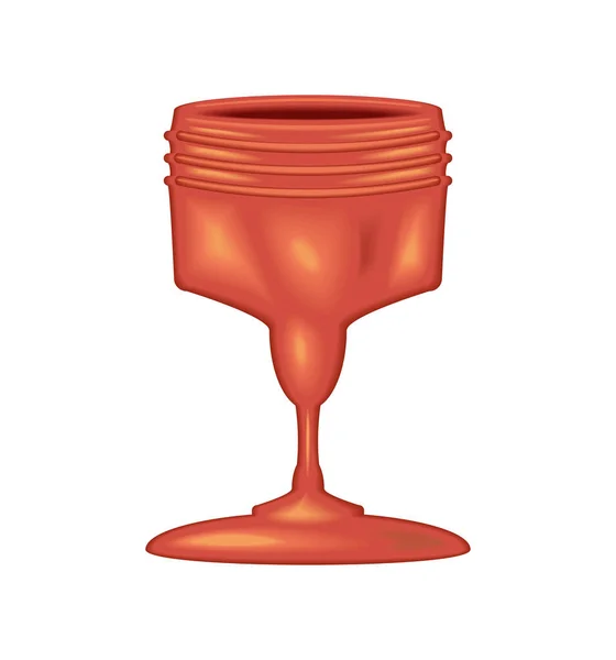 Icono de copa medieval — Vector de stock
