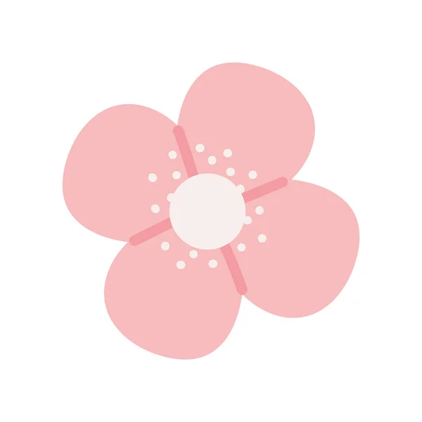 Blume flach Symbol — Stockvektor