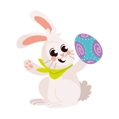 Paskalya tavşanı ve yumurta