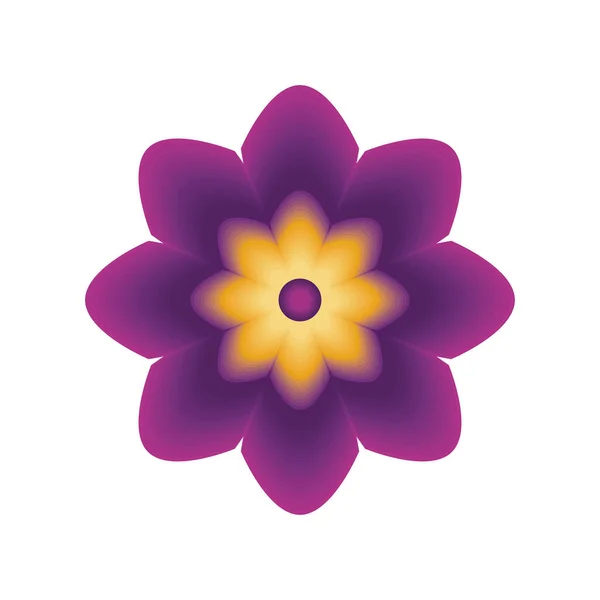 Icono de la naturaleza flor — Archivo Imágenes Vectoriales