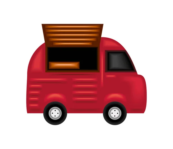 Foodtruck-Service — Stockvektor