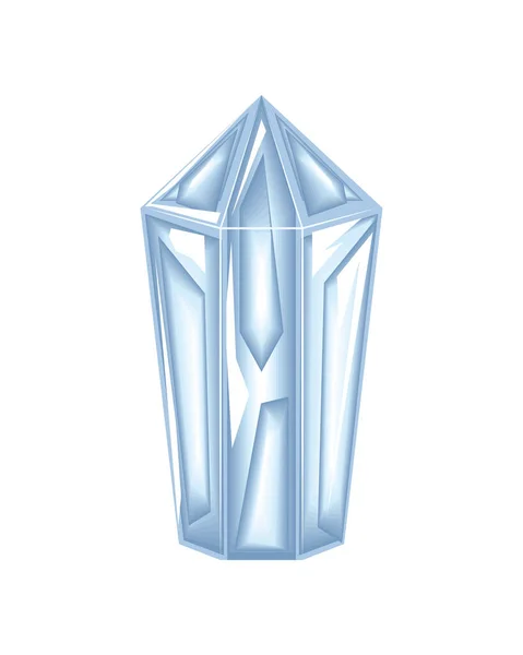 Кварцовий цілющий кристал — стоковий вектор