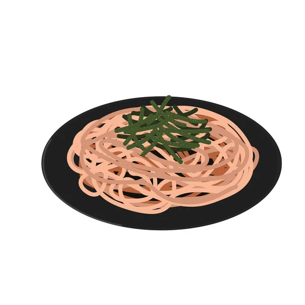 Nouilles nourriture japonaise — Image vectorielle