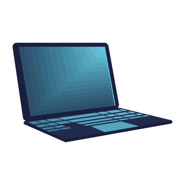 Computer portatile Tecnologia informatica — Vettoriale Stock