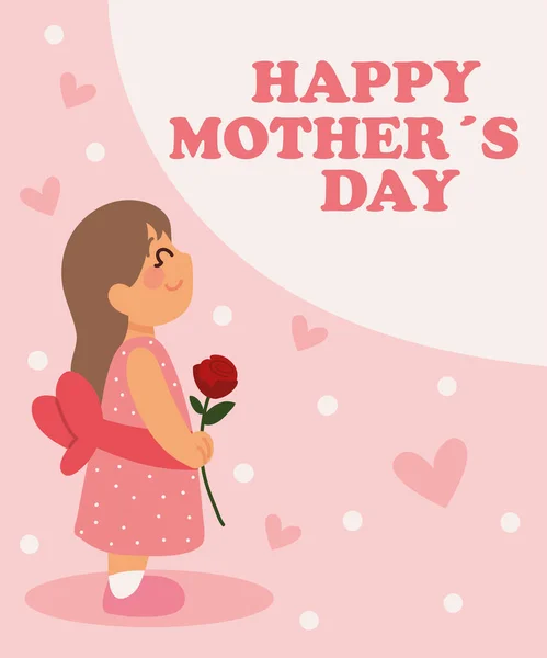 Glad mors dag-kort — Stock vektor