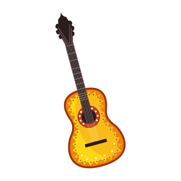 Instrumento de guitarra mexicana — Vector de stock