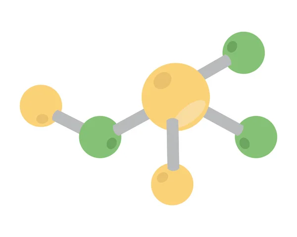 Icona della molecola atomica — Vettoriale Stock