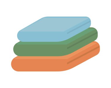 katlanmış havlular