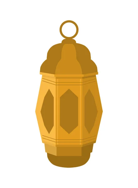 Ornamento lanterna árabe — Vetor de Stock